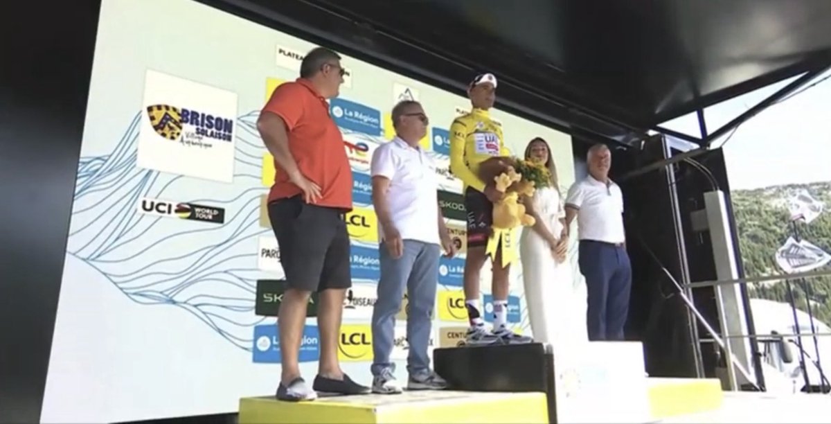 Cycling_Kingdom's tweet photo. ☝️ The Podium!
🇫🇷 Tour Auvergne Rhone Alpes 2026 Stage 8️⃣
🗓️ Sunday, June 14th
🚩 #Beaufort
🏁 #PlateaudeSolaison #Brison
📏 120, 1 km
⛰️ 3.860m elevation gain
#TourAuvergneRhoneAlpes #Auvergne #Rhone #Alpes #DauphinéLibéré #Dauphine #CriteriumduDauphine #France https://t.co/fIiLQdhmP0