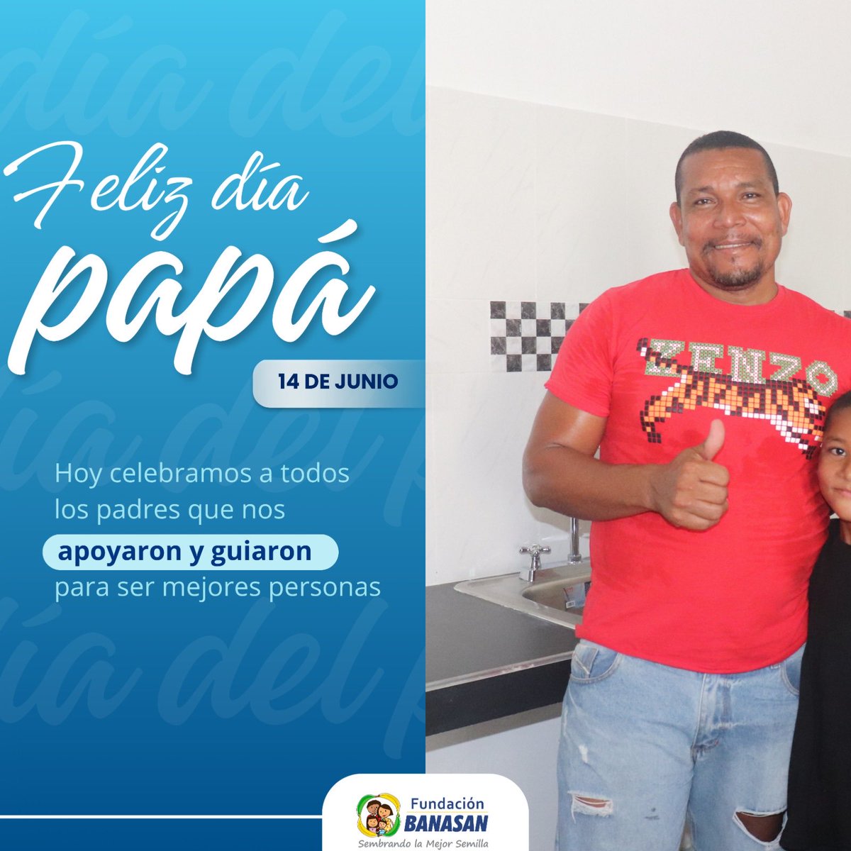 FundaBanasan's tweet photo. Un padre es parte de esas historias que se construyen día a día: en los consejos, en el apoyo silencioso, en los momentos compartidos y en cada enseñanza que permanece con el tiempo.

✨ ¡Feliz Día del Padre! 💙

#DíaDelPadre #FundaciónBanasan #Familia #Valores 💙 https://t.co/QWNykWd9QA