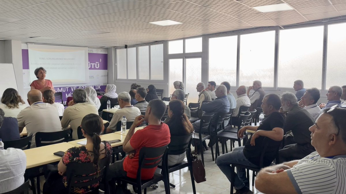 DemPartiOkulu's tweet photo. Adana il-ilçe örgütümüzle birlikte gerçekleştirdiğimiz iki günlük eğitimde demokratik siyaseti, örgütlü mücadeleyi ve toplumsal dönüşümün imkânlarını tartıştık. 

Demokratik toplum inşasında yerelde daha fazla buluşmaya ve ortak deneyimlerimizi çoğaltmaya devam ediyoruz!🪻🍀 https://t.co/guxNmbpjSm