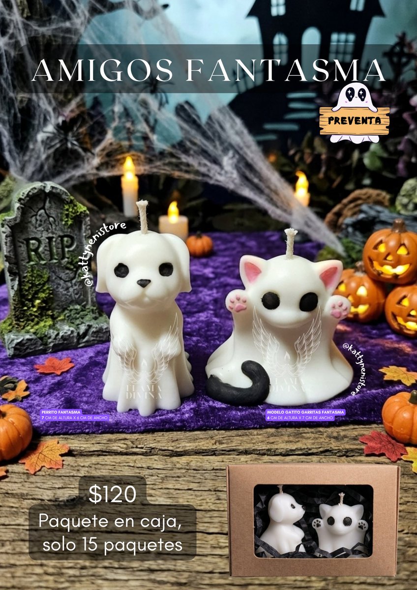 KattyNeniStore's tweet photo. Tenemos preventa!!!!
Pide con anticipación y a un super precio!
#DiadeMuertos
#Fantasmas
#Velas
#LaMorraDeLasVelas https://t.co/sMGPyY0SlB