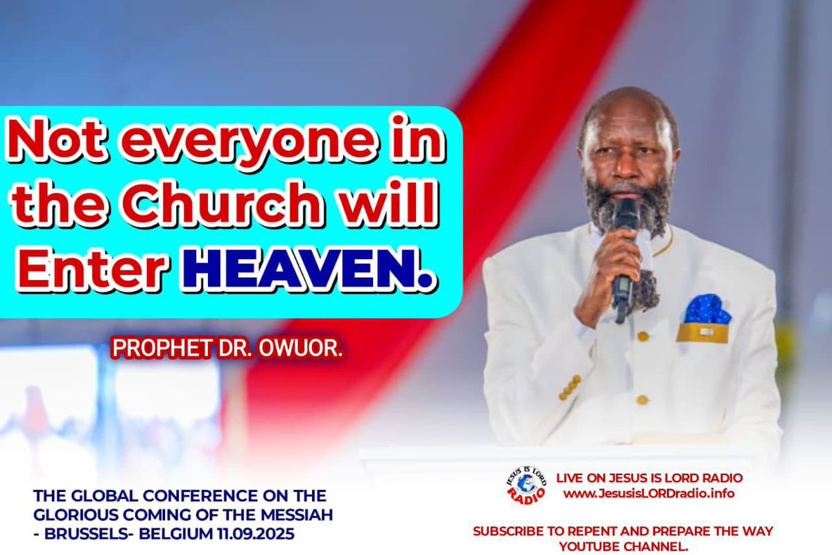 HumphreyAdenya's tweet photo. Only the repentant and holy church will make it to THE ETERNAL KINGDOM OF GOD.
#RepentanceDirective https://t.co/BSh8ACptsG