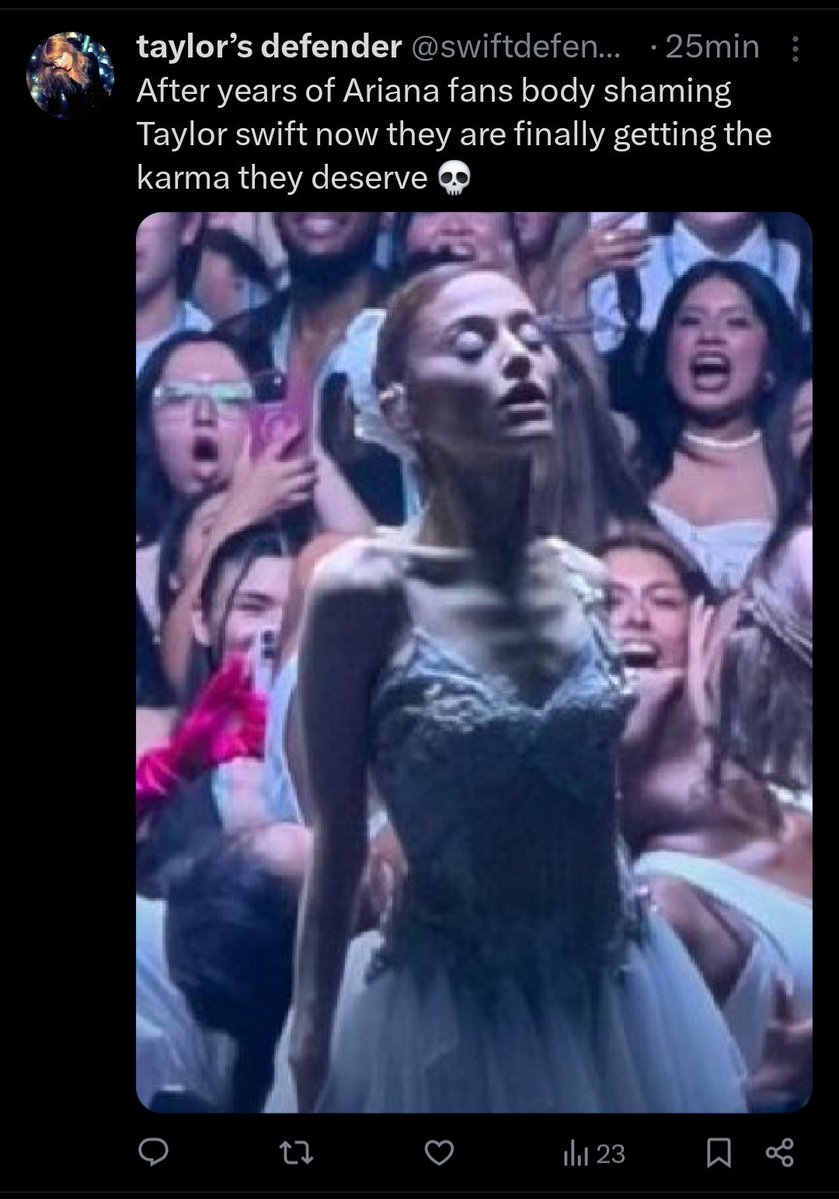 Arytwos's tweet photo. @maraffairs13 @Cxmbookss esto son algunos tweets que vi bajando por Twitter, vi algunos más antes pero no les tomé captura, algunos no son tan graves pero otros si, hay una que le dijo disgusting a los swifties q escucharon a Olivia el primer dia o la que dijo que no deberian escuchar otros artistas https://t.co/8eiBq3DHDd
