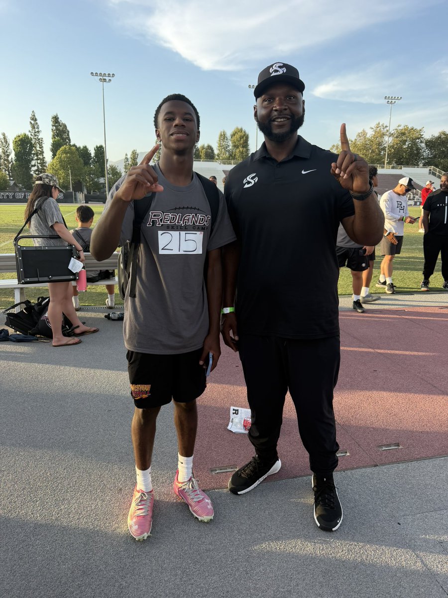 GavanJenkins29's tweet photo. Blessed to compete at the University of Redlands camp. Grateful for the opportunity to showcase my skills, learn from the coaching staff, and continue growing as a DB. Had the chance to introduce myself to several coaches and learn more about their programs. Thank you for a great experience. #AGTG

@coachsteveirvin  @sethmason37 @CoachConley66 @BobbyFresques @Coach_DanFields @BarstowFTBL @Coach_Clay7 @CoachWeev_Goat @CoachMulitalo @Coach_Geechie @CoachHiggins73