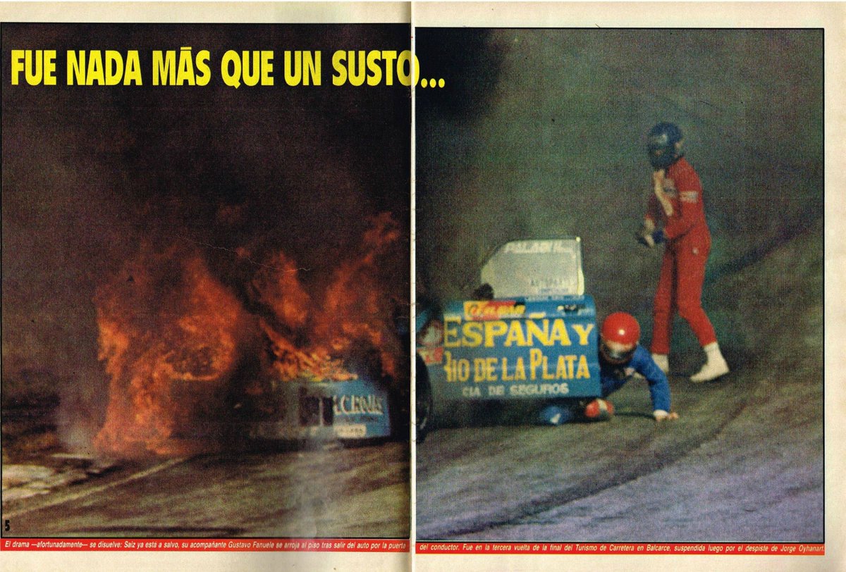PatoG82's tweet photo. 14 de Junio de 1992. Turismo Carretera en el Juan Manuel Fangio de Balcarce 🏁

PERNÍA GANÓ POR GOLEADA
"Estableciendo grandes diferencias con sus perseguidores, el piloto de Tandil obtuvo su primera victoria en TC"

🥈 Osvaldo Morresi 🥉 Emilio Satriano

📓 El Grafico https://t.co/b45owSjoQu
