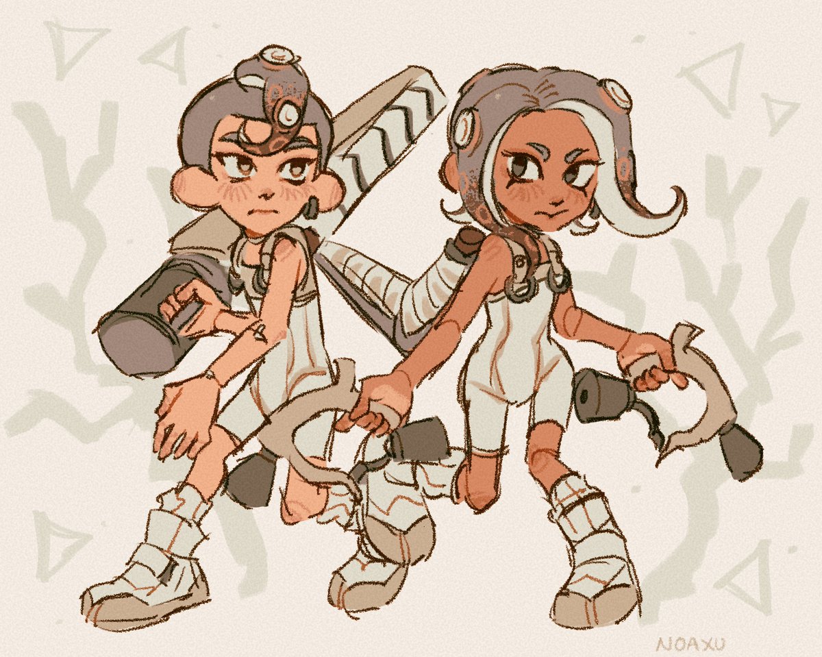 nekomanxiy's tweet photo. old side order art that i still like #splatoon https://t.co/NHOii9hOBT