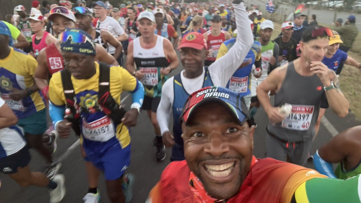 ricardomackenzi's tweet photo. My first comrades marathon! Man, what a journey! 

I absolutely loved it (yes including the pain that I am in!) 😂😂😂

Thanks @ComradesRace 

#comradesmarathon https://t.co/A1eFRwUwS8