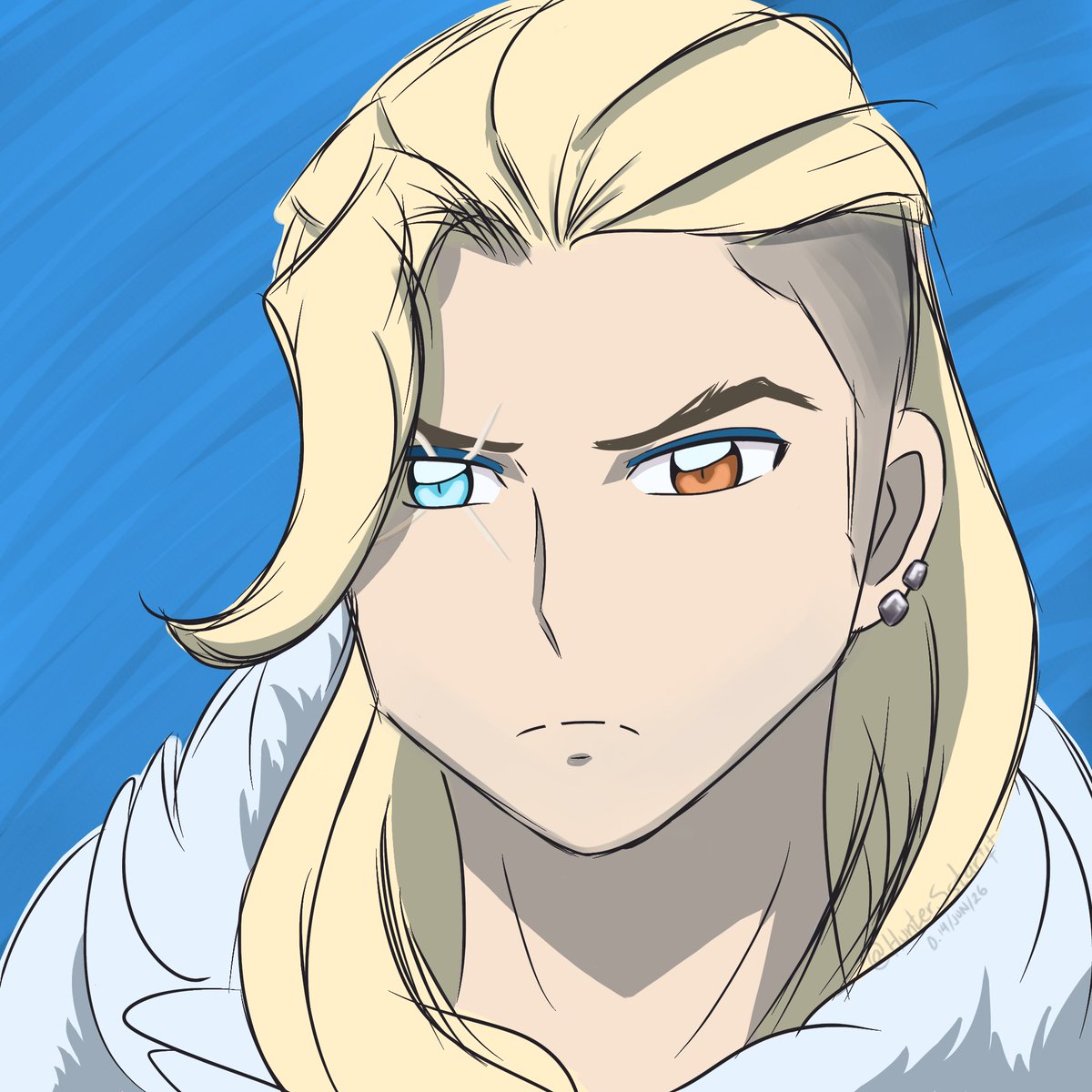 Hunter_Sstar's tweet photo. I've been watching Inuyasha for the past few weeks and I loved the eyes's drawing style; for now it's just a sketch✨
#Sova #ValorantArt https://t.co/zlHh13u2Id