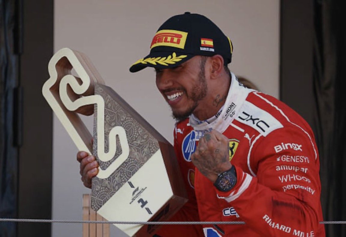 ellaisblessed's tweet photo. “THEY DONT HAVE THE SUCCESS I HAVE”

Tell them AGAIN Lewis!!!! 
#BarcelonaGP
#F1
#TeamLH
#P1 https://t.co/YylsoUBV1W