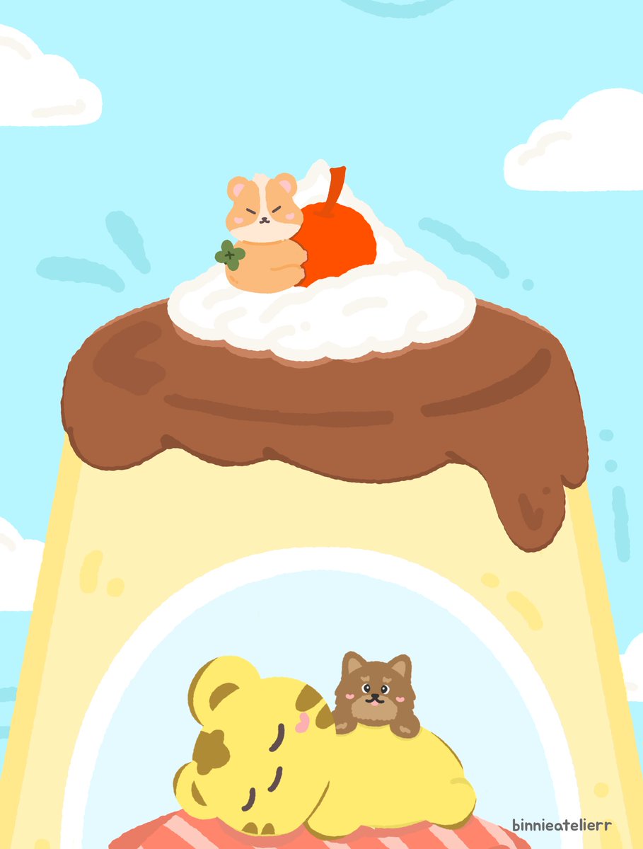 binnieatelierr's tweet photo. shhh! the tiger is sleeping 😴 

happy birthday agi jagi! 🍮

SUPERSTAR HOSHI DAY
#권상병님_생일_축하드리지말입니다
#BabyHoneyHOSHIday @pledis_17 https://t.co/ccwDtSNdk2