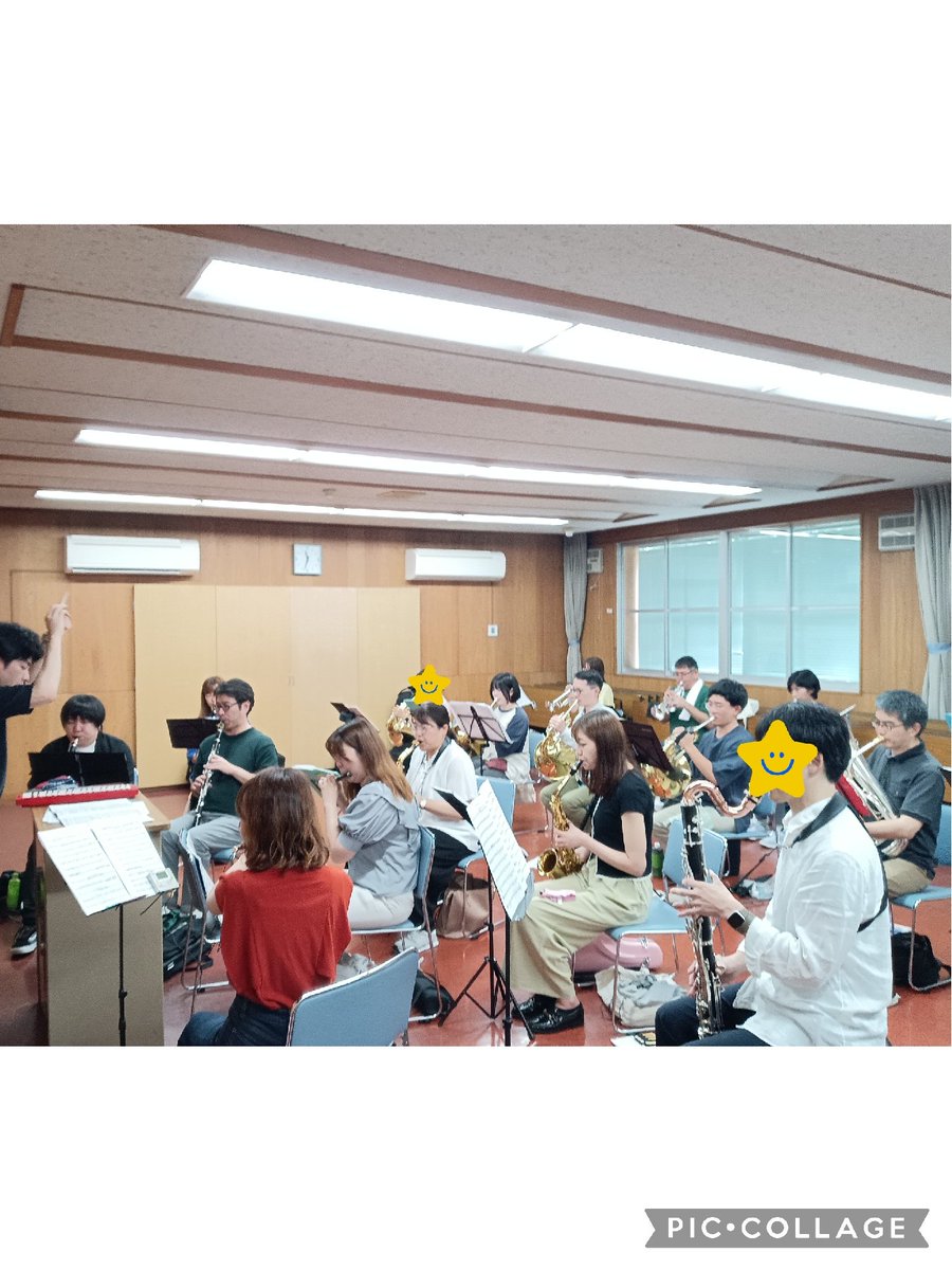 ensemble_orange's tweet photo. 6月14日午前中は2026年第26回目の練習で、ホルンとバスクラの見学の方をお迎えして、工藤さんの指揮で合奏しました！

当団で初のホルン4人揃っての合奏です！ぜひ入団頂けたら嬉しいです！またお待ちしております☺️🍊

次回の練習は6月27日（日）17:30からです！見学お待ちしております😊 https://t.co/QGW0lYFaDY