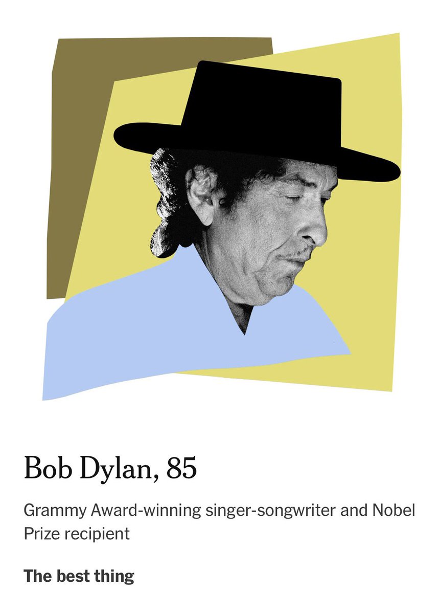 FreewheelinMY's tweet photo. Bob Dylan on being 80, in today’s New York Times. 

https://t.co/o64xRbJR2h https://t.co/JkOcn7wJQG
