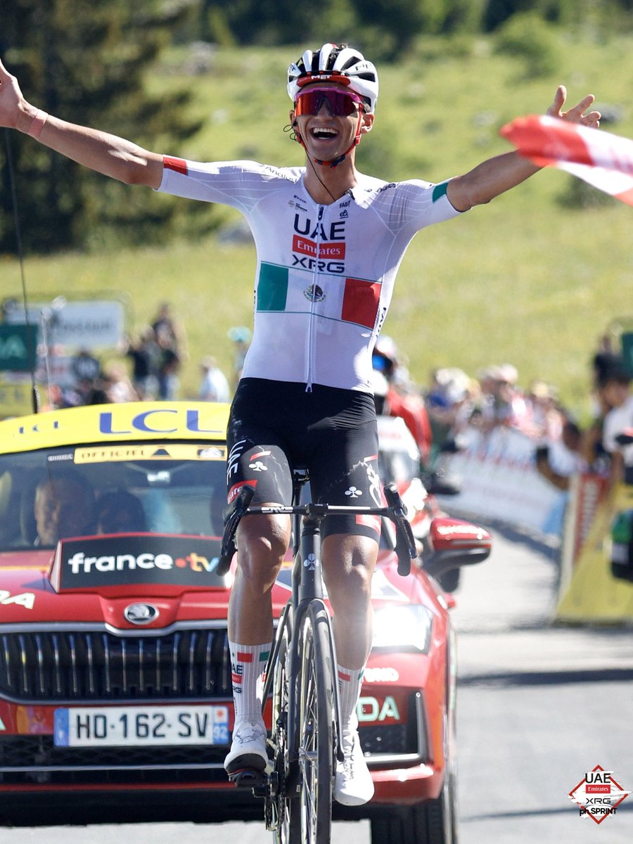 TeamEmiratesUAE's tweet photo. 🦅🇲🇽 Keep soaring, @ISAACDELTOROx1 !

The first Mexican rider in history to win the #TourAuvergneRhoneAlpes  overall title 🏆🇫🇷

A week to remember. A victory for the history books.

Volar, volar, Torito 🐂🔥

#WeAreUAE https://t.co/I51W6bM8kr