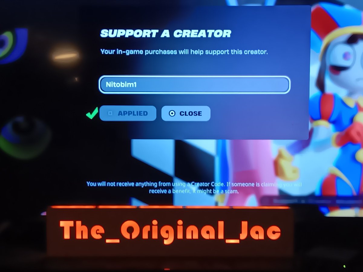 JackJ40543's tweet photo. @Nitobim69
Use Support A Creator Code Nitobim1 In Your Fortnite Item Shop
#SupportTheHomie
#TeamNitobim
#TheREALFortniteOGs https://t.co/P4VjpAhHbM