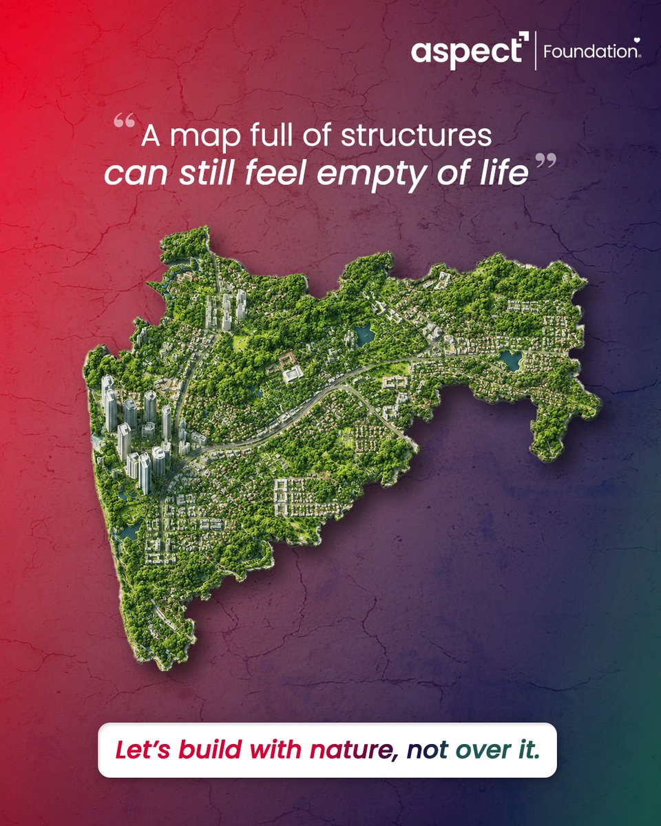 AspectFndn's tweet photo. Progress shouldn’t cost the Earth. 🌳 Concrete shouldn't conquer conservation. Aspect Foundation is advocating for a shift toward sustainable development, because we must build with nature, not over it. Let’s protect our green spaces! 👇

#AspectFoundation #GoGreen #SustainableArchitecture #NatureFirst #EcoFriendly