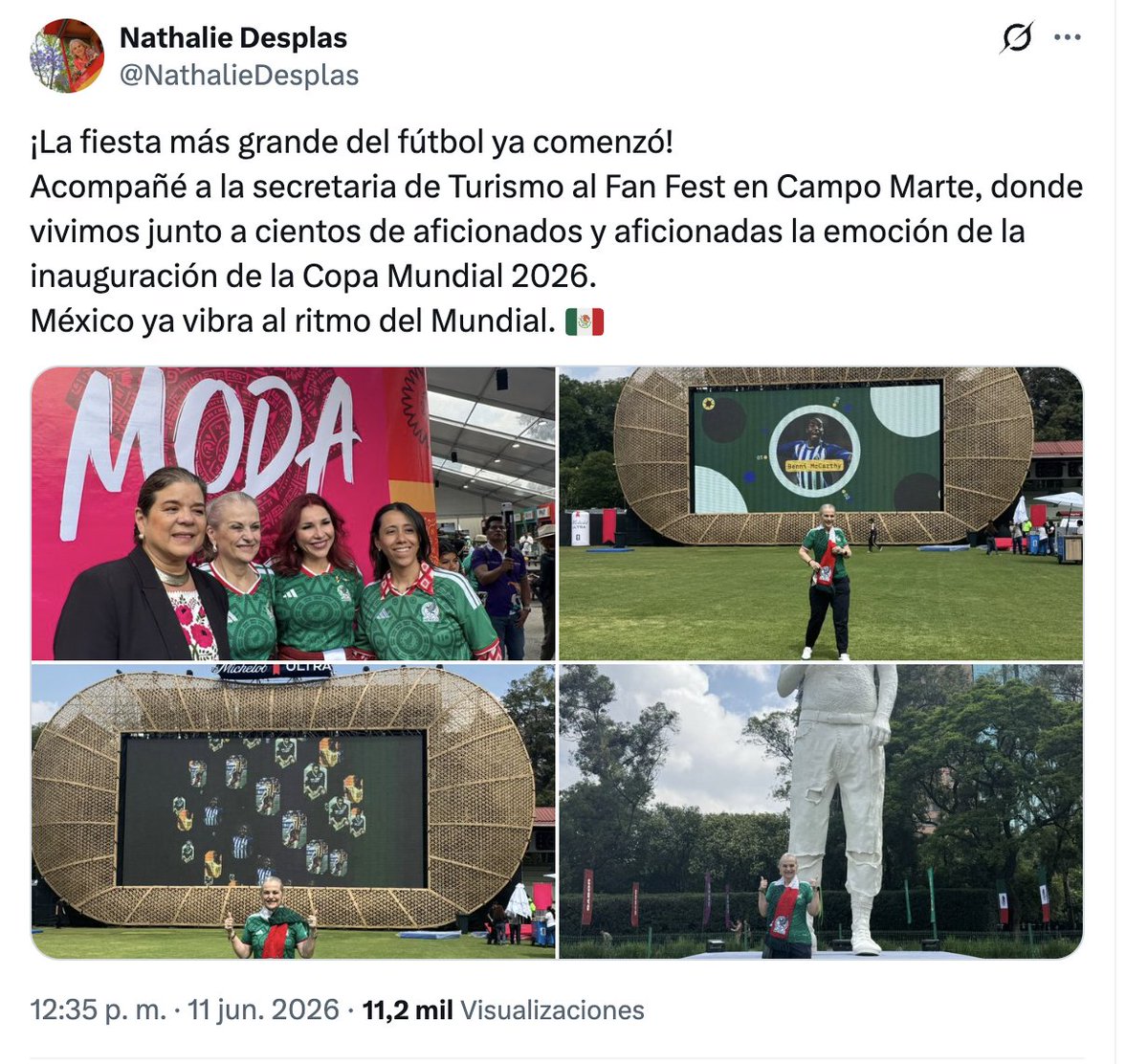 leonugo's tweet photo. Funcionarios públicos de la 4T comienzan a aparecer, unos escondidos, otros promovidos desde cierta televisora, en Campo Marte 26 Santander.

Promoviendo un negocio millonario donde el gobierno privatizó un bien de la Nación durante los 40 días del Mundial https://t.co/jOPuLWnpVF https://t.co/ez9LZPmLp1