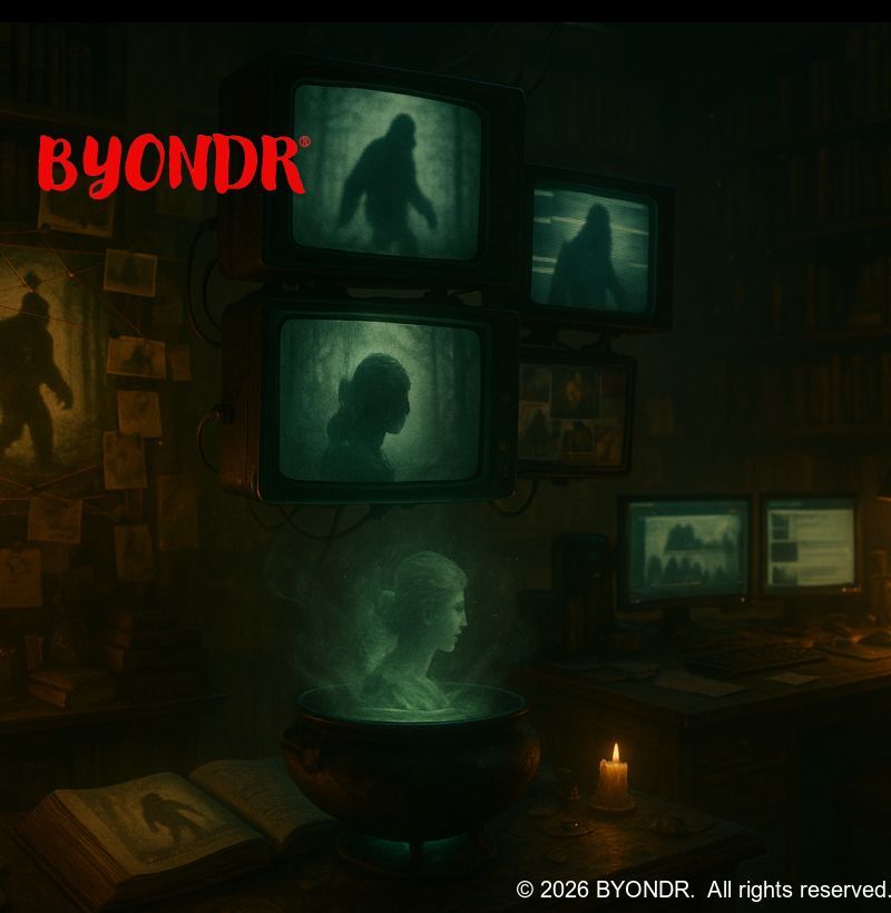 GoBYONDR_IO's tweet photo. Bigfoot: Myth or Mystery?
See how Lady Harcourt melds Victorian wisdom with digital-age dilemmas to keep the Bigfoot enigma alive. #byondr #Bigfoot 
Read more: https://t.co/SuAhxUwwxl https://t.co/qENFfZIYEw