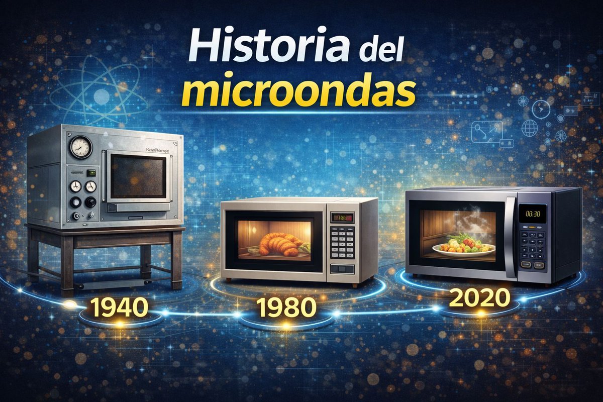 fanaticsofgadg1's tweet photo. 🍫📡 El microondas nació por accidente. Un ingeniero descubrió que una chocolatina en su bolsillo se había derretido mientras trabajaba con radares.
#Microondas #Curiosidades #Ciencia #Tecnología #Inventos #SabíasQue #Historia #Innovación
https://t.co/IKdBXJT0E6 https://t.co/wm6o36GykF