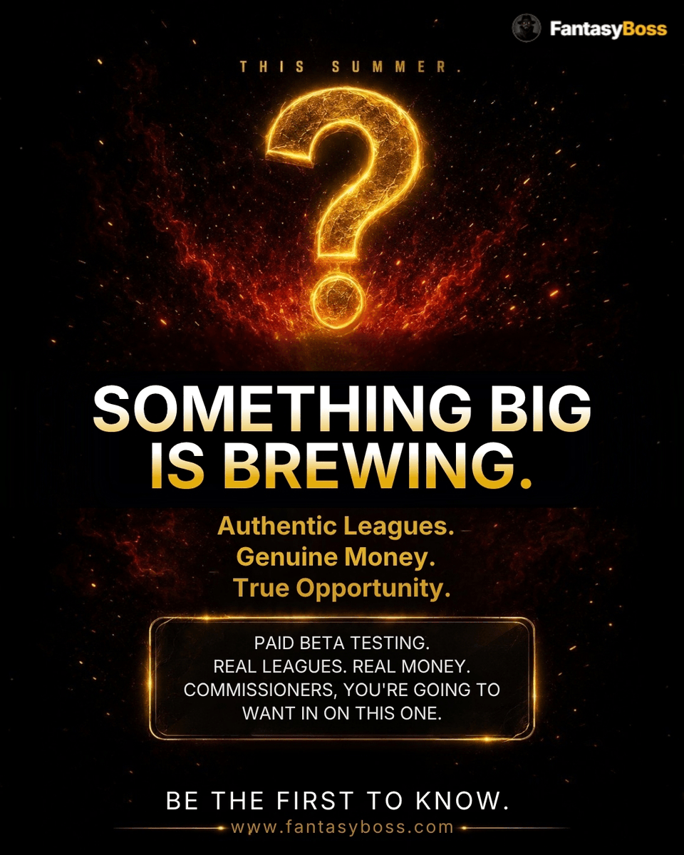 FantasyBoss's tweet photo. Big things are coming this summer. 
Get ready for authentic leagues, real money, and genuine opportunities.
Paid beta testing is live real leagues, real stakes. Commissioners, you don’t want to miss this.
Be the first to know. Sign up now → https://t.co/WSDFU5nQ72 https://t.co/0DIqQGvgU6