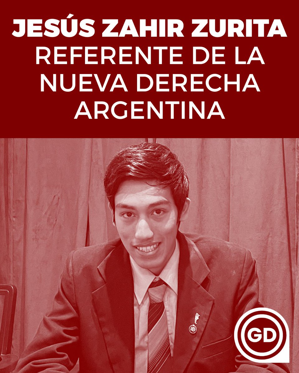 GenDerechista's tweet photo. JESÚS ZAHIR ZURITA: Referente de la nueva derecha argentina ➡️➡️➡️ https://t.co/sw2axfZQIw