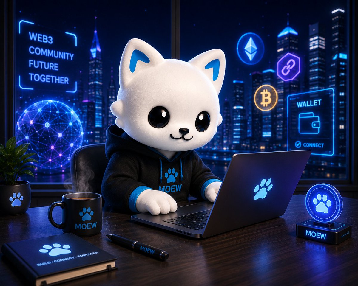 donotfomoew's tweet photo. ☕ Coffee ready.
💻 Wallet connected.
🐾 Time to build.

Every great journey in Web3 starts with a single step.
$MOEW https://t.co/WErqTY4sGr