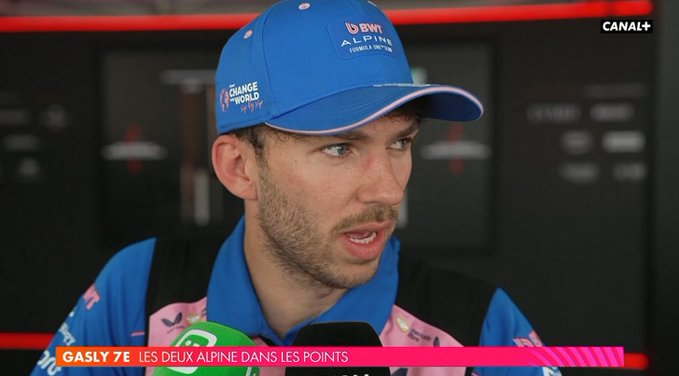PG10__Inside's tweet photo. 🔵 Pierre Gasly félicite Lewis Hamilton pour sa victoire avec Ferrari ! 

"Je l’ai toujours dit, j’admire énormément la carrière de Lewis. Il a apporté énormément au sport ; c’est bon pour la F1, pour Ferrari et pour le championnat. On pensait que Mercedes allait tout dominer, mais peut-être qu’il y a maintenant une lutte pour le titre."

🗞️ (@alpineclub_esp) 

#F1 #BarcelonaGP