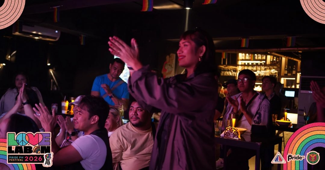 tfpridePH's tweet photo. 🪩 WALANG KATULAD NA SLAY AT TINDIG SA POBLACION! 🪩🏳️‍🌈

​Isang dambuhalang THANK YOU sa lahat ng ating mga independent slayers at party rockstars na sumugod, naki-rampa, at nag-ambag sa ating fund-raising party! 🍹

#IndependenceSlay #HalxyonClub #PridePH #PrideMonthPH #LoveLab4n https://t.co/PT1MmcWlYk