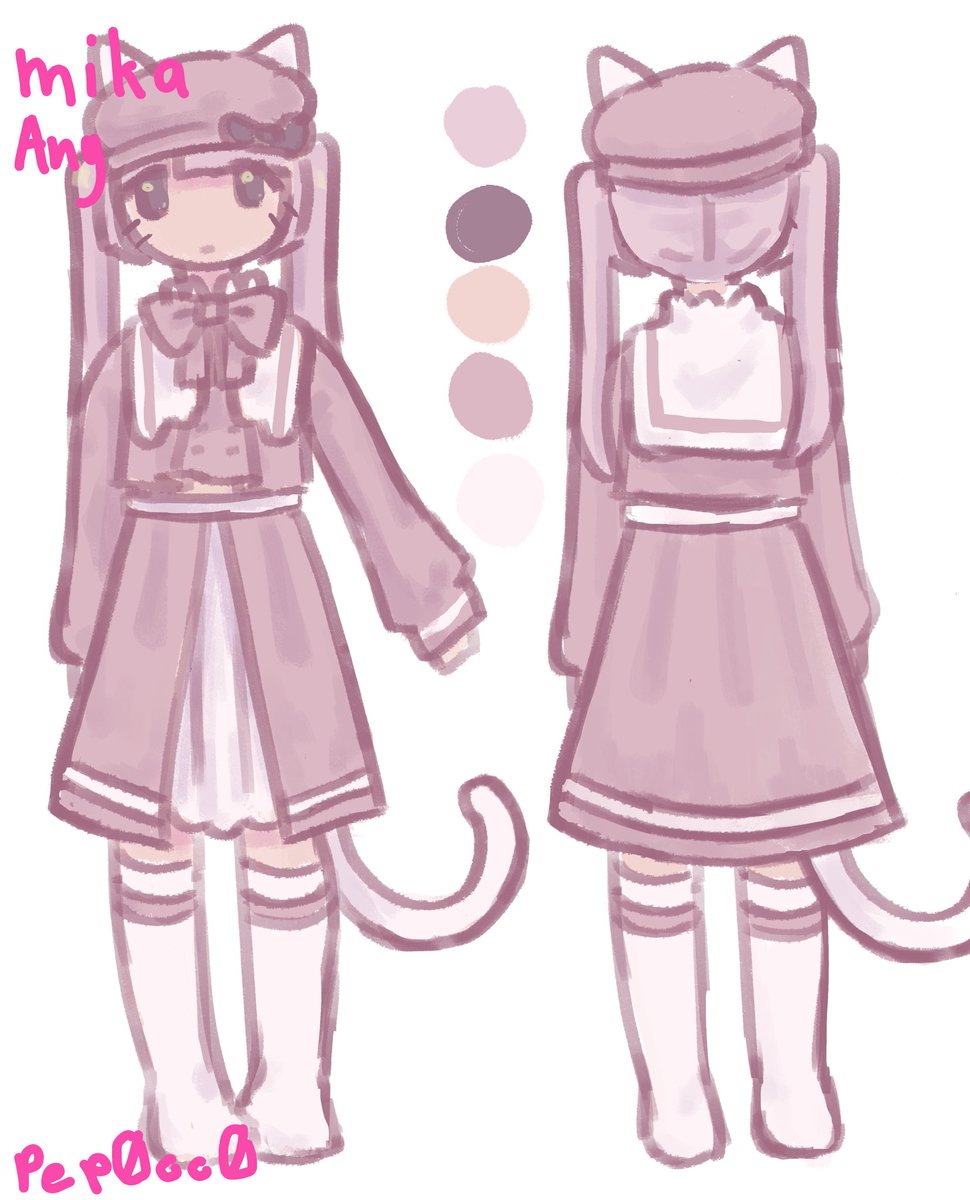 PEP0OO0's tweet photo. ref sheet for my oc mika https://t.co/VjyiRXtHiQ