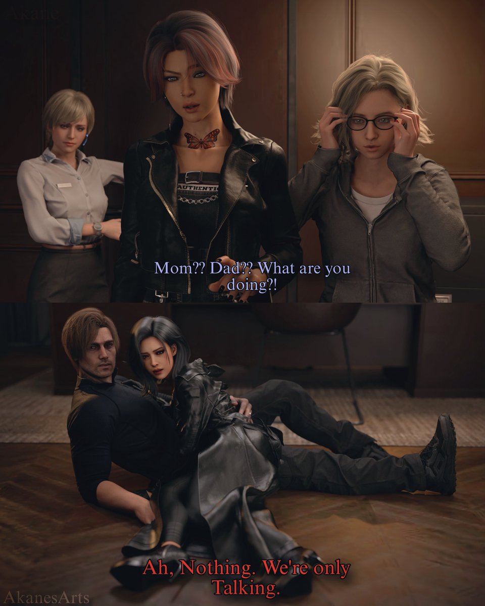 AkanesArts's tweet photo. Nothing. Absolutely nothing.😳
~~~
•Dm me for commission art.
•Do not repost without credit.
~~~
#aeon #adawong #leonkennedy #residentevilreuqiem #graceshcroft #sherrybirking #3D https://t.co/wJJZh29aRg