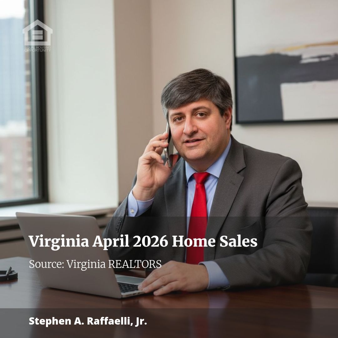 SRaffaelliRE's tweet photo. Key Takeaways: April 2026 Virginia Home Sales Report
https://t.co/RDRB8EBgGW
Did you know Virginia home sales are up 4.5% this April, with prices hitting $439K? 🏡📈 More ... https://t.co/tuXQJRQovk