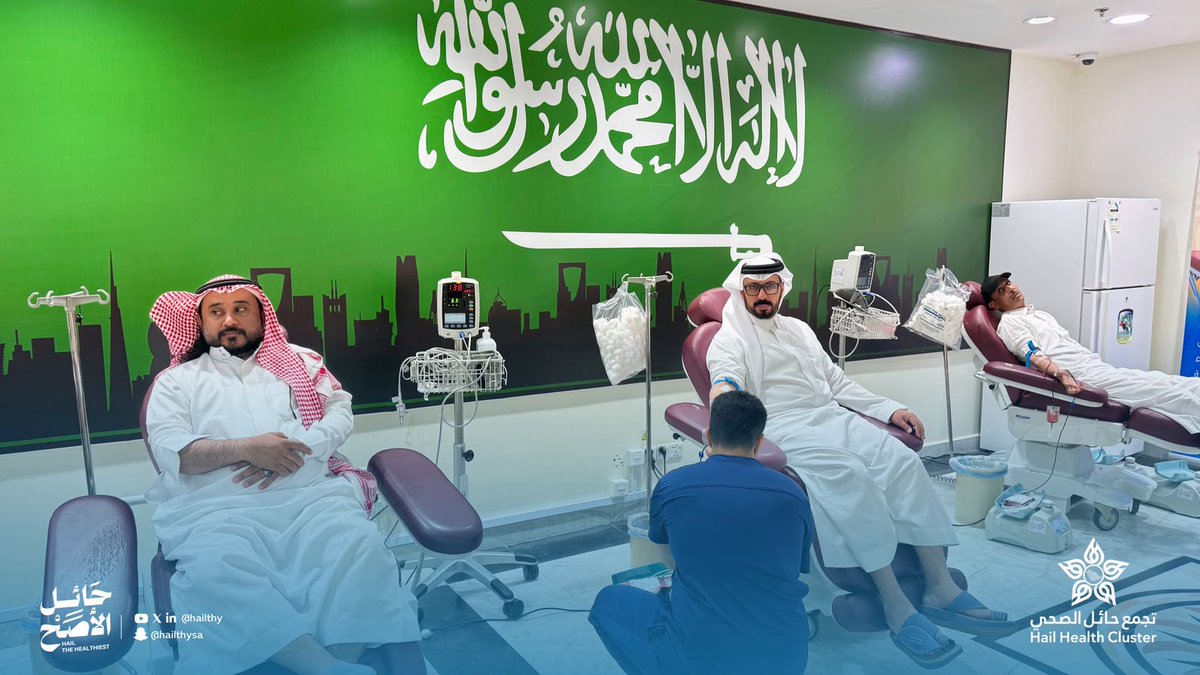 KingKhalidHail's tweet photo. #صور | 📸

أقام مستشفى الملك خالد عضو #تجمع_حائل_الصحي حملة للتبرع بالدم تحت شعار «دماؤنا صدقة للزميل ماجد بن حمود الحربي - رحمه الله»، تزامنًا مع #اليوم_العالمي_للتبرع_بالدم وتعزيزًا لقيم العطاء والتكافل الإنساني.

#حائل_الأصح https://t.co/JwuxMxCPki