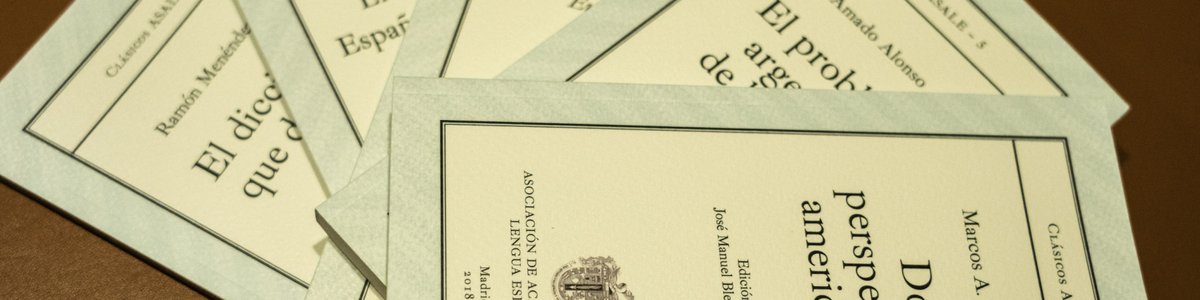 ASALEinforma's tweet photo. ¿Conocen la colección Clásicos ASALE?
Se encarga de editar estudios y ensayos que hicieron historia en el desarrollo del conocimiento de la lengua española general o regional y en el progreso de la investigación literaria. 

Descubran sus últimos números: https://t.co/IITJdssFfL. https://t.co/7RAmG3Of9d
