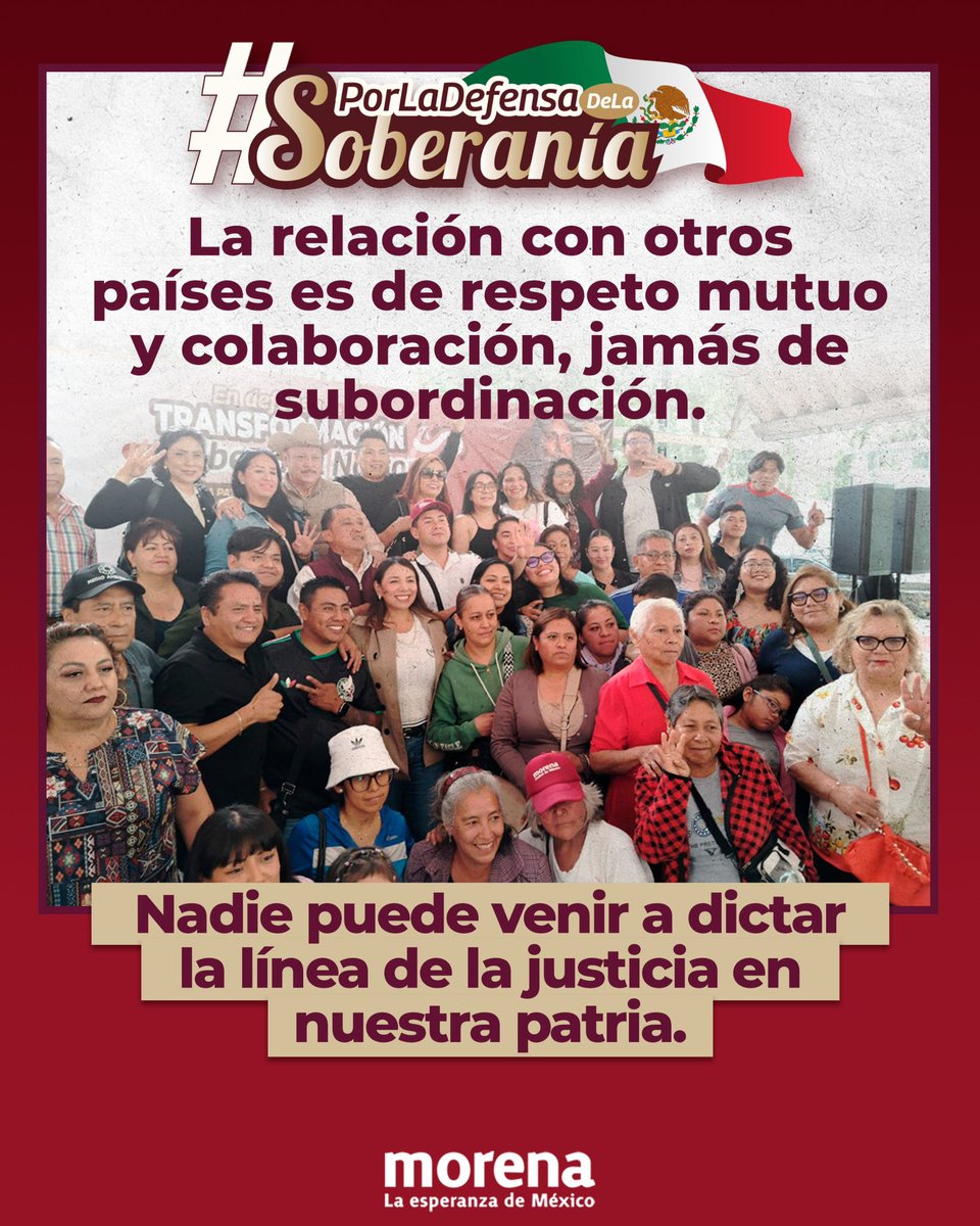 PartidoMorenaMx's tweet photo. ¡Hoy seguimos con las asambleas!

Avanzan nuestras jornadas informativas para proteger juntas y juntos nuestra soberanía nacional.

🔗 https://t.co/wIQOBClSiP

#PorLaDefensaDeLaSoberanía https://t.co/LnMFD0h4KF