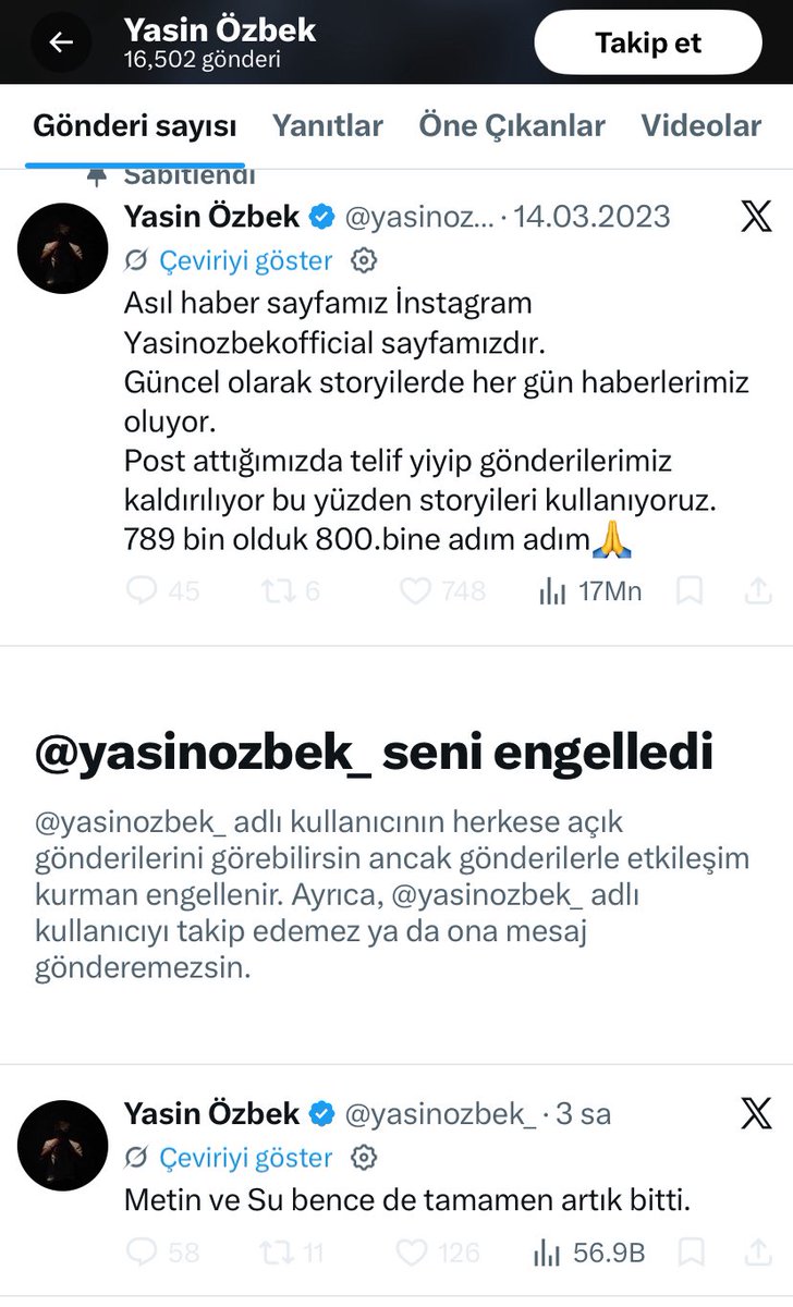 aylinoya4's tweet photo. bu gerçeği söyledikten sonra beni engelledin yasin eğer gerçeği kaldıramıyorsan beni engelleme. eğer yeterince cesaretin varsa benimle doğrudan yüzleşmeni isterim bence herkesi engellemeye başvurman güçten değil zayıflıktan kaynaklanıyor.
#kısmetseolur https://t.co/cL5s85fbu9