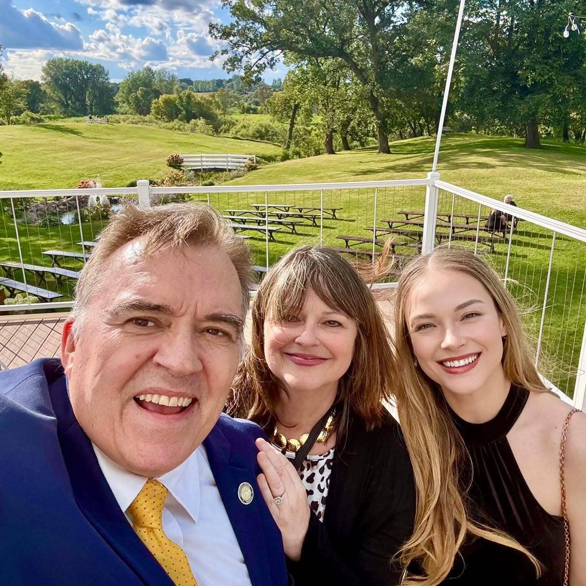 amyklobuchar's tweet photo. John and Yvette Hoffman survived an unthinkable attack one year ago — and their daughter Hope saved their lives by calling 911. Today, John is back serving in the State Senate, committed to making Minnesota better and Yvette is as strong and engaged with the world as ever. That is Minnesota's courage and hope.