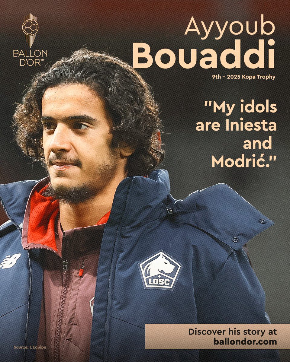 ballondor's tweet photo. From Kopa Trophy nominee to World Cup sensation. 🌟🇲🇦

Ayyoub Bouaddi just shone for Morocco against Brazil, and he’s only getting started.

🔗 Read his story: https://t.co/WvYLlgnQAz

#ballondor #bouaddi #worldcup #morocco https://t.co/I88ofpEEzn