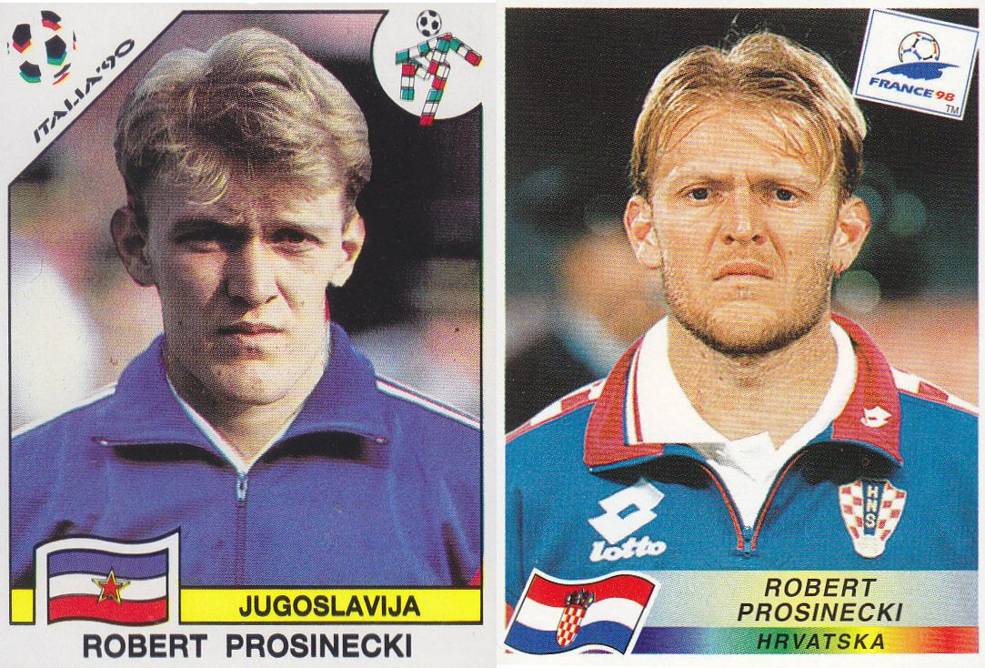 OldSchoolPanini's tweet photo. Robert Prosinečki is the only player in history to have scored World Cup goals for two different nations. https://t.co/4Mf0Cg7kDu