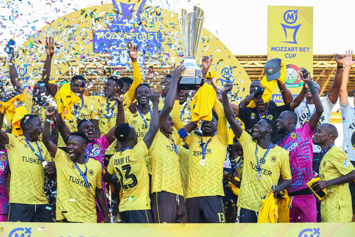 tusker_fc's tweet photo. 🏆| CAMPIOOOOOONE CAMPIOOOOONE OLE OLE OLE!!!!

CHAMPIOOOOOOOOONS!!!!!

#KenyaMilele #GameNiYetu https://t.co/iJ8Bu4MbCj