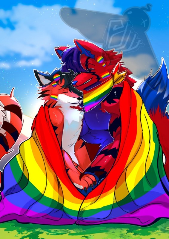 moothbeelamp's tweet photo. ~LOVE WINS🏳️‍🌈

everything is better together  ❤️

You and your partner together in an incredible ych for only 18$.
(Any flags, species and genders) 🦋🦋🦋

#furrycommission #furryartwork #opencommissions https://t.co/BJvWAJSLS6
