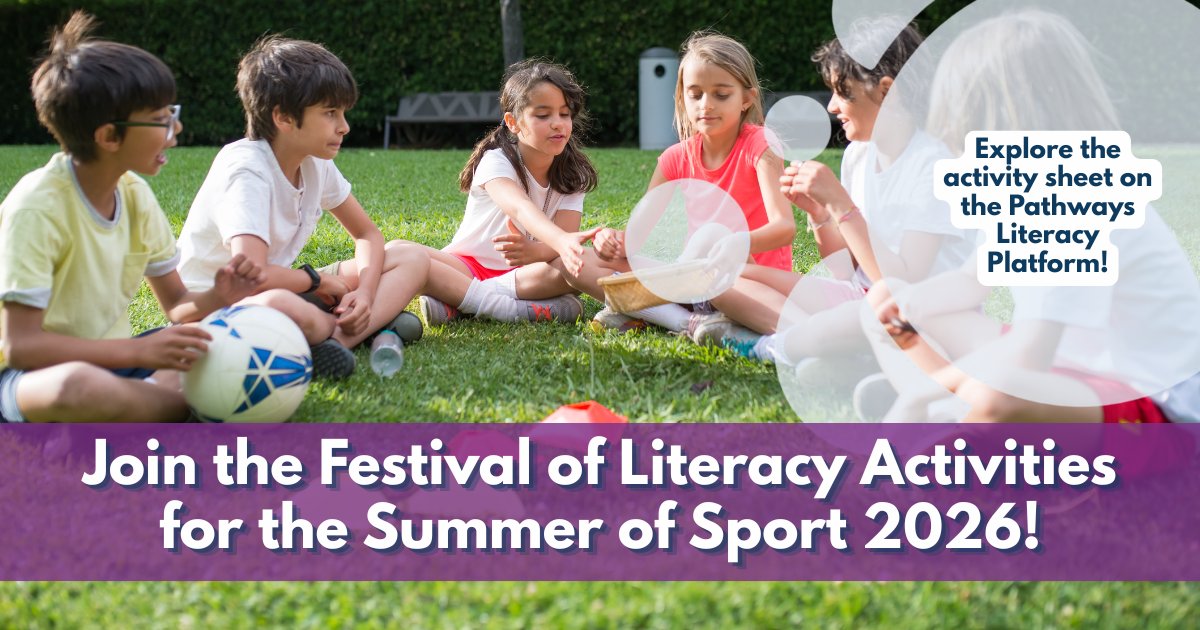 TheLCUK's tweet photo. Kickstart the Summer of Sport 2026 with our Festival of Literacy Activities! ⚽🏅🌍

From the excitement of the World Cup to the Commonwealth Games, there’s never been a better time to bring sport into the classroom and spark pupils' imaginations.
For this occasion, we prepared an engaging activity sheet with language-focused ideas to inspire children and build their enthusiasm for sports while tackling some literacy skills along the way.

Explore the Festival of Literacy Activities sheet by heading to the New & Noteworthy section on your Pathways Literacy Platform!