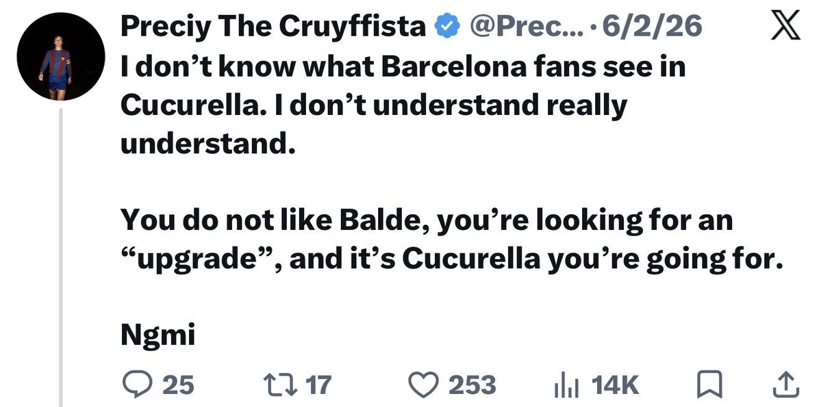 PreciyIsi's tweet photo. “You’re crying because Real Madrid stole Cucurella” 😂😂😂 https://t.co/ETZ9pkqTdt