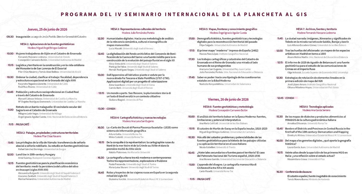 geografiaUNED's tweet photo. Los días 25 y 26 se organizará en la Facultad de Geografía e Historia el IV Seminario Internacional de la plancheta al GIS: Fuentes geohistóricas, humanidades digitales y análisis territorial, en colaboración con @GeografiaUam . Mas información: https://t.co/rPpi31LxBd https://t.co/dQK7TQh7nH