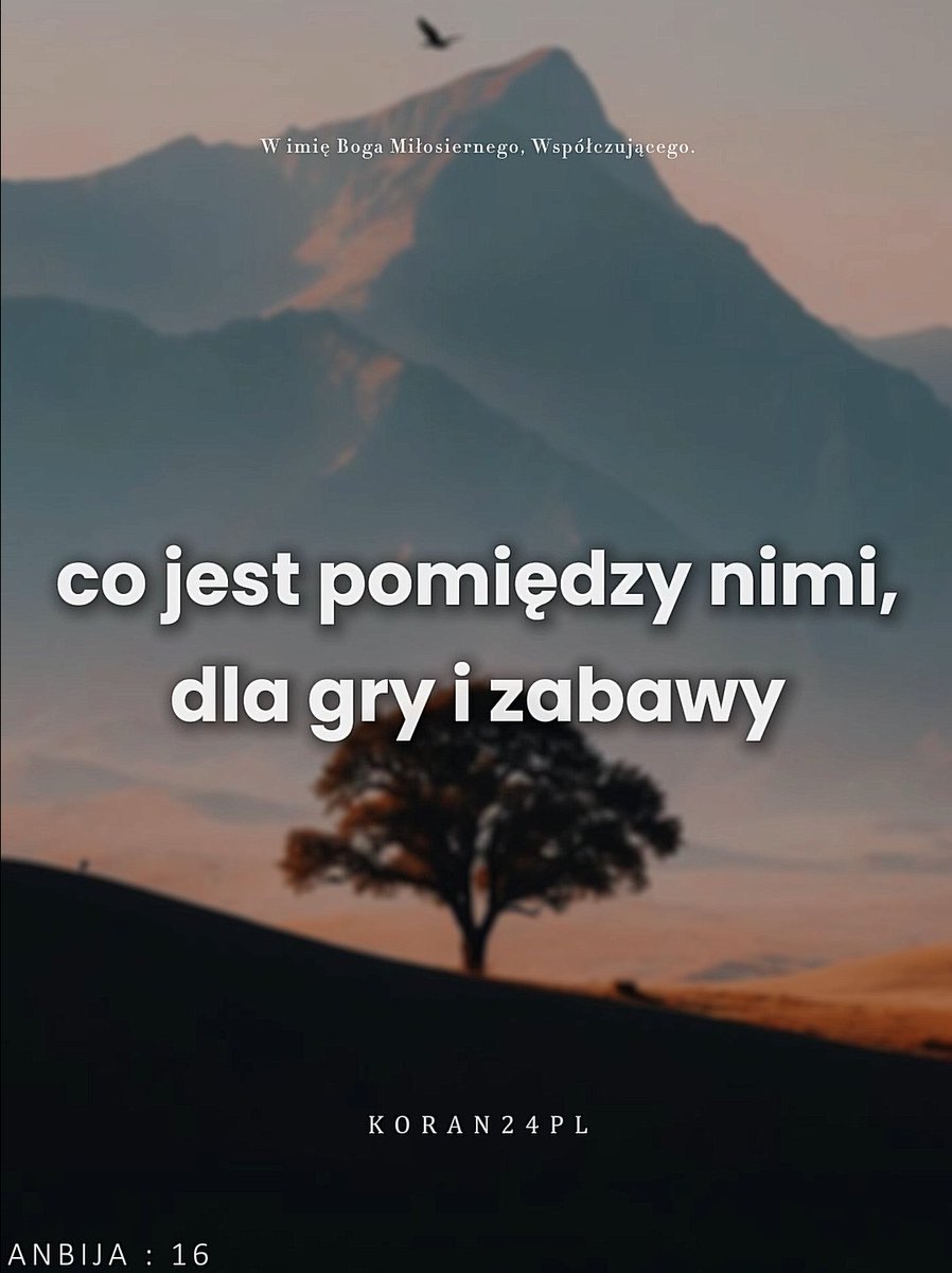 Koran24PL's tweet photo. Wasze życie to nie przypadek ani czas do „zabicia”. Zostaliście stworzeni w konkretnym celu. ✨
#Koran #refleksja #Duchowosc https://t.co/dHKjY1jtDr