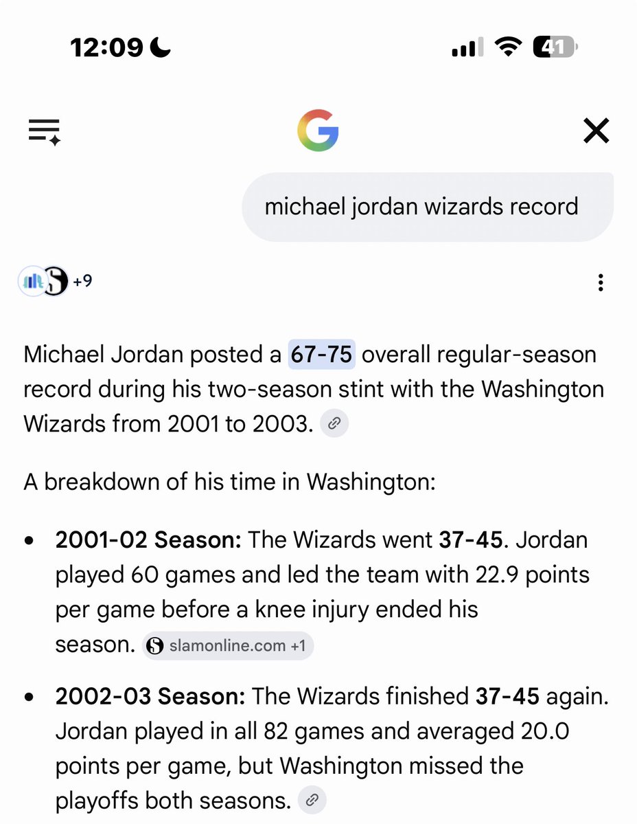 Anthony77900's tweet photo. @NathanPoole23 @BronMuse @statmuse lol. Buddy the Wizards went approximately 37-45 in back to back years and completely missed the playoffs both times. So what “winning” season are u referring to? 😂 https://t.co/Nk5PGJRS8k