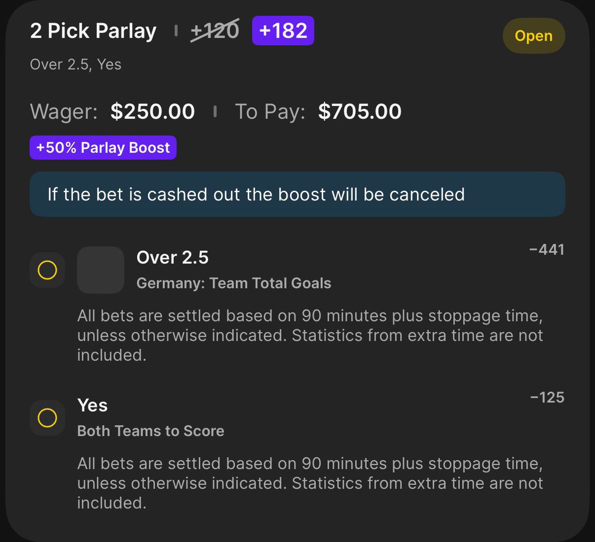 W3Bfox's tweet photo. Promo/Play: DK Promo Boosts for WC -June 14
Note: My parlay legs are always watered down versions of my own single bets. 
#SportsBetting #GamblingX #DraftKings #betting @Playbook https://t.co/v9XzoHygie