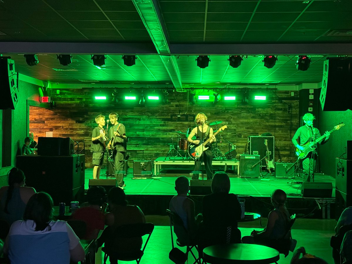 SoRFortWayne's tweet photo. We had the BEST time watching our Green Day campers rock their hearts out on Friday. 🤩🤘 We are so proud of the growth everyone made. Thank you to the campers and staff for making it such an amazing week!

#SoRFortWayne #GreenDayCamp https://t.co/4a1exKCeg7