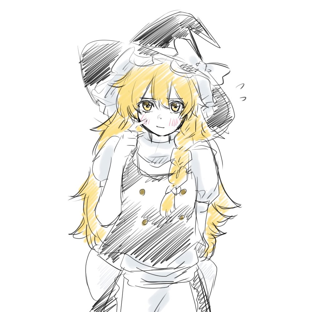 omisoshirutan's tweet photo. 照れ魔理沙
寝る https://t.co/dpS8cL64qX