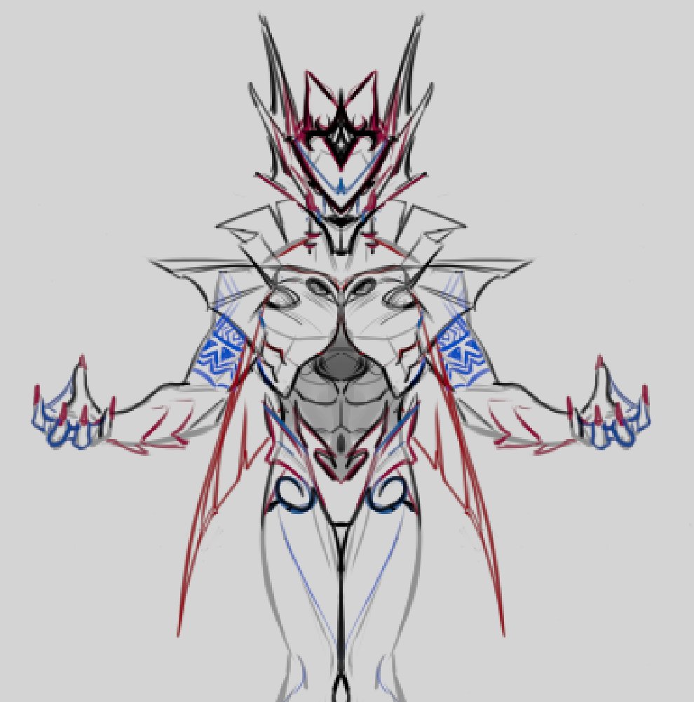 Necroye's tweet photo. Redesign of my Bayonetta OC, inspired by the "Boto cor de rosa," so I named the demon Delphinus.

#bayonetta #CharacterDesign #Conceptart https://t.co/3bCTuxAyoD