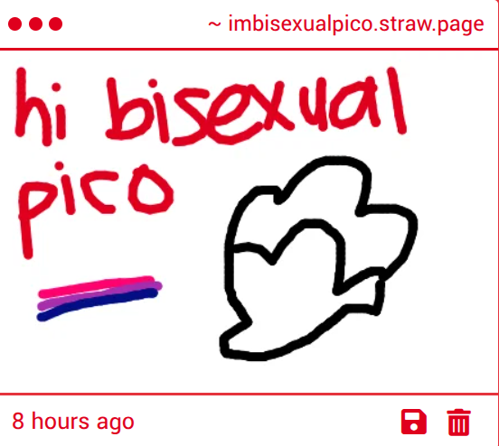 bisexualpico's tweet photo. collecting them and putting them on my fridge like a proud dad.  im bisexual pico. https://t.co/lPA6YEvlZe