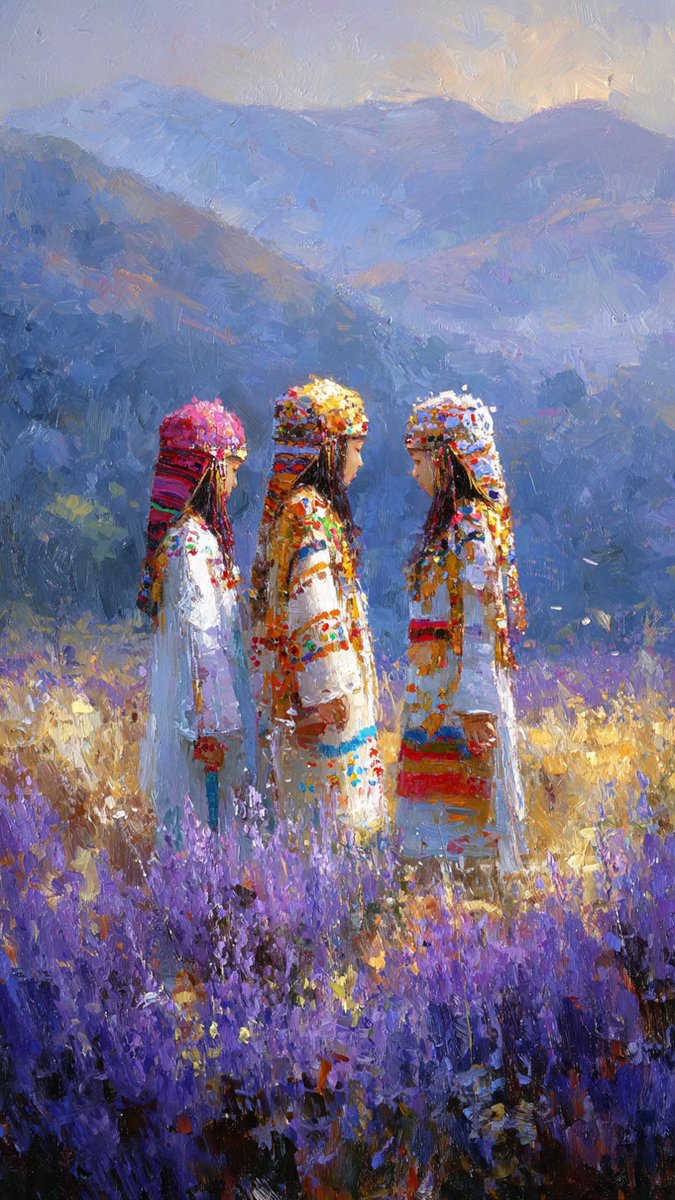 HudaAlomar's tweet photo. أول أنتاج لى بورشة رائعة للدكتورة ألطاف حمدى بجمعية الفنون البصرية بمساعدة ال AI (نفحات الخزامي)و (بنات عسير في فجر الخزامي) .شكرا للجمعية وللدكتورة على هذه الورشة المميزة والمفيدة من معلومات وثقافة أضافت لمعرفتي https://t.co/7IYbMu6vOE