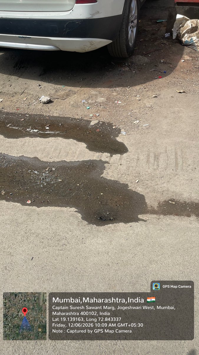 AbidTamboli5's tweet photo. Urgent: Water Wastage Due to Overflowing Water Leakage in Jogeshwari West 

For past 10 days, water has been continuously overflowing and wasting thousands of litres in a city already facing water shortage, no action has been taken by Assistant Engineer (Water Works), Sub-Engineer (Water Works), & Junior Engineer (Water Works).

📍 Location: Front Of Sapphire Apartment, Near Markaz Restaurant, Off SV Road, Jogeshwari West, Mumbai - 400102

📝 Complaint No: 1916 - 202600043200

Requesting immediate action to stop this water wastage and fix the issue urgently.

@mybmc @mybmcWardKW #Mumbai #WaterWastage #BMC #JogeshwariWest #SaveWater #MumbaiWaterCrisis